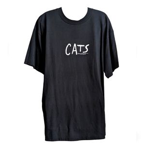 Vintage Cats Musical theater T-shirt Large